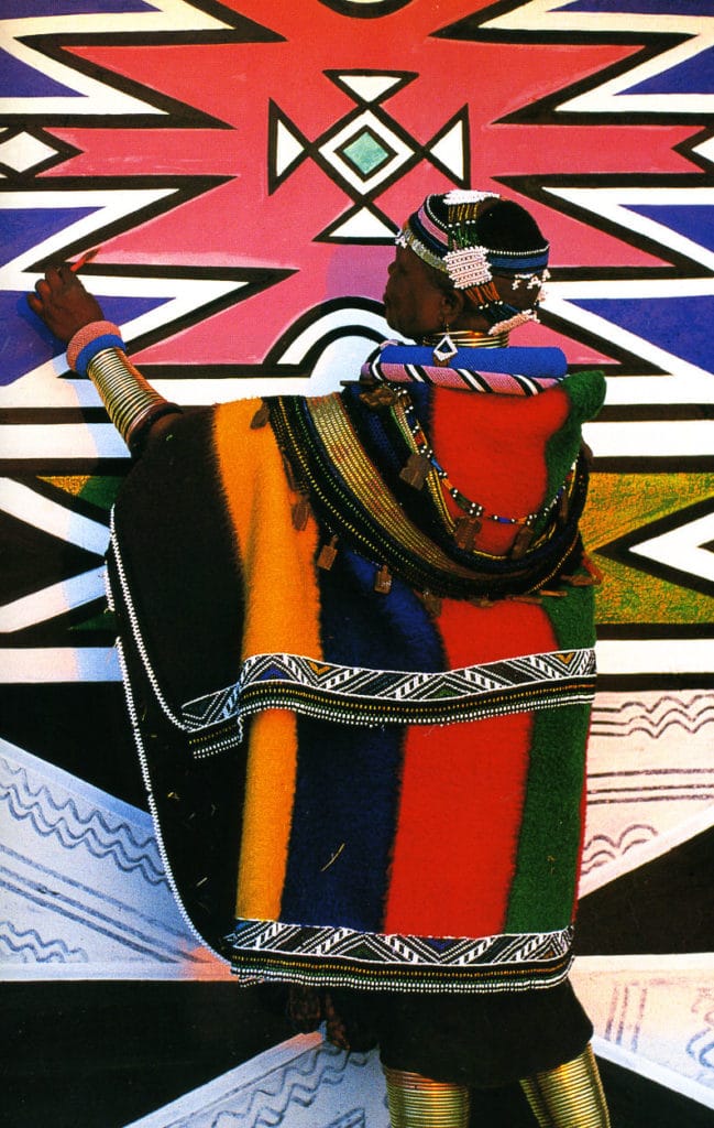 Peinture murale (Ndebele – Afrique du sud)