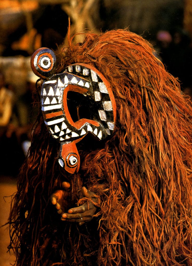 Masque caméléon, N’Nan Gui (Bobo – Burkina Faso)