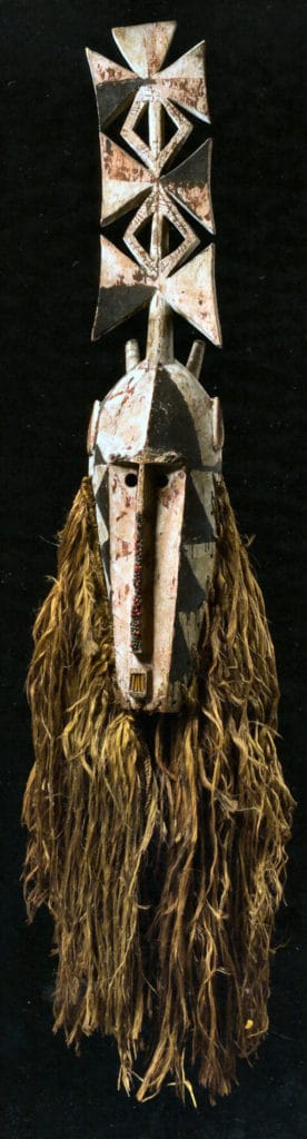 Masque Nwenka furu. BOBO; Bobo Dioulasso, Burkina Faso