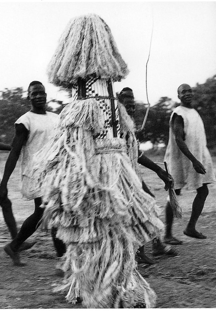 Masque blanc à carcasse (Bobo – Burkina Faso)