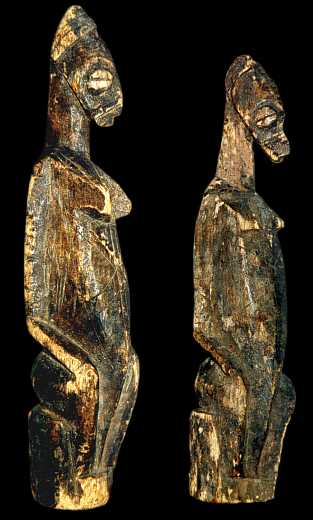 Couple de statuettes Bwa