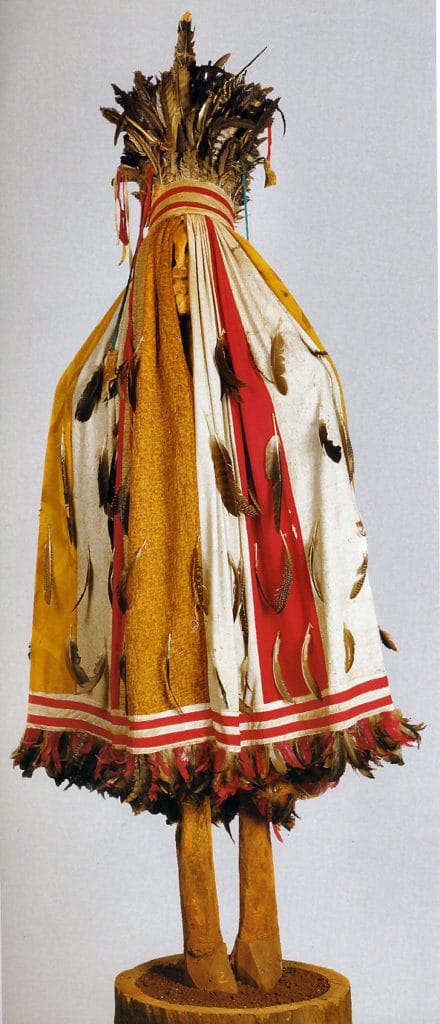 Costume de danse nyeleng, pfeue nyeleng (Novembre 2000) (Bamiléké – Cameroun)