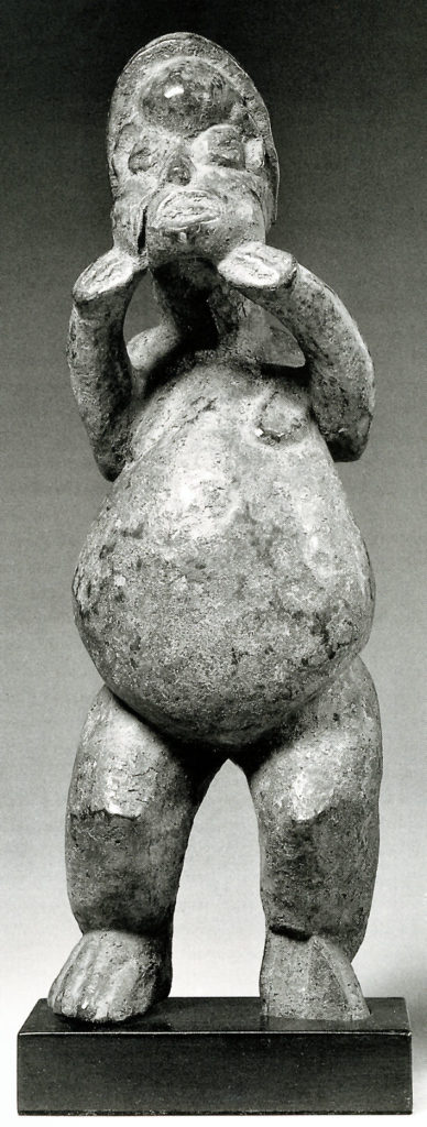 Statuette mu’po de femme enceinte, à usage magique