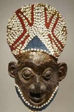 Masque de casque 19e siècle