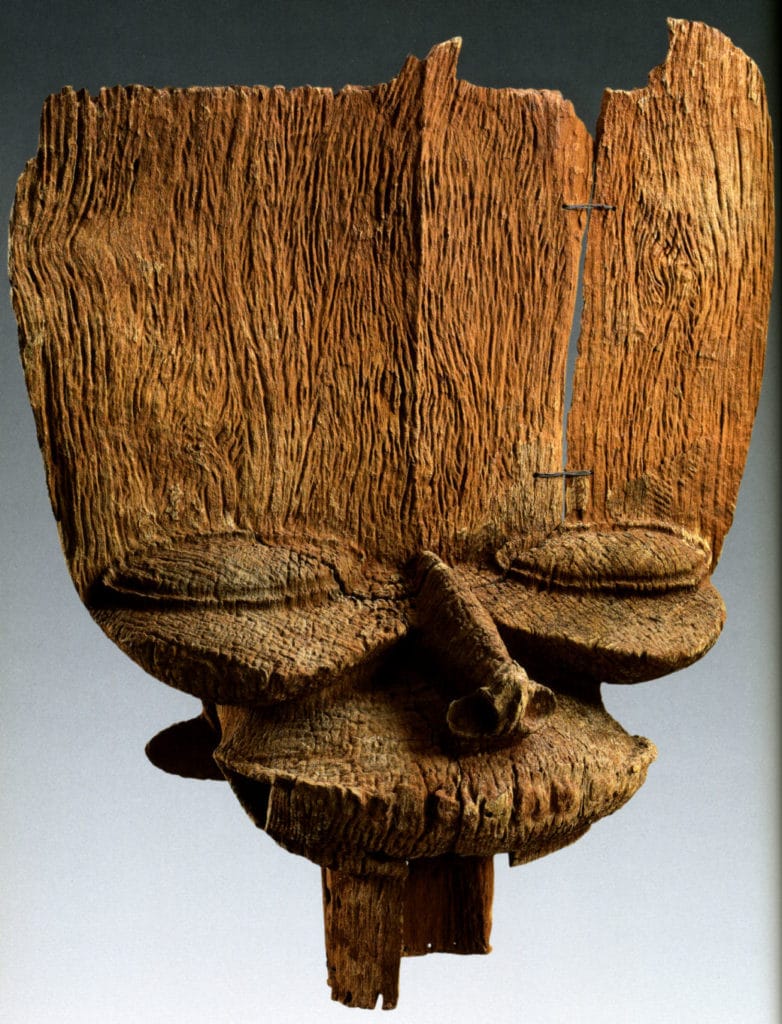 Masque Tsesah ou Tsekah (Bafcham). Bamileke; Grassfields, Cameroun de la société msop XVIIIe (?)