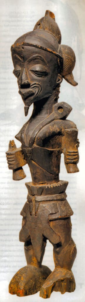 Figure masculine, Lulua, RD Congo.