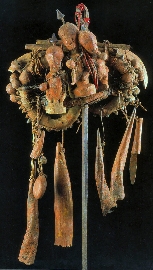 Ensemble de trois figures Songye ou Luba du Kasaï, R.D.C