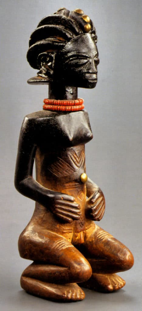 Figure féminine, Luba, RD Congo.