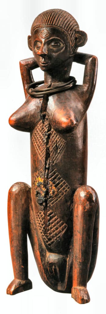 Statuaire féminine Yaka