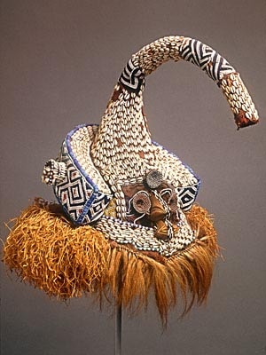 Masque « mwaash ambooy » du 19th-20th century