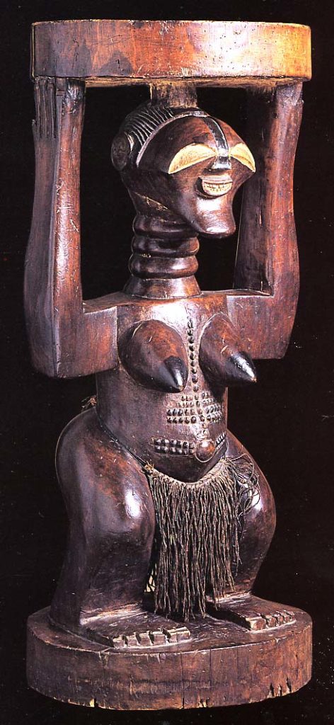 Tabouret à Caryatide luhuna