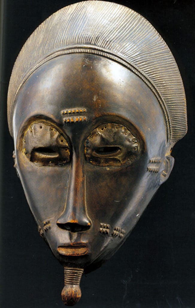 Masque portrait Baoulé