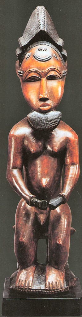 Statuette Baoulé assise