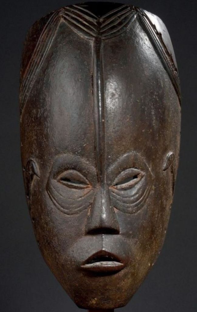 Masque facial du Maître dit DE GONATÉ de Côte d’Ivoire XIXe siècle.