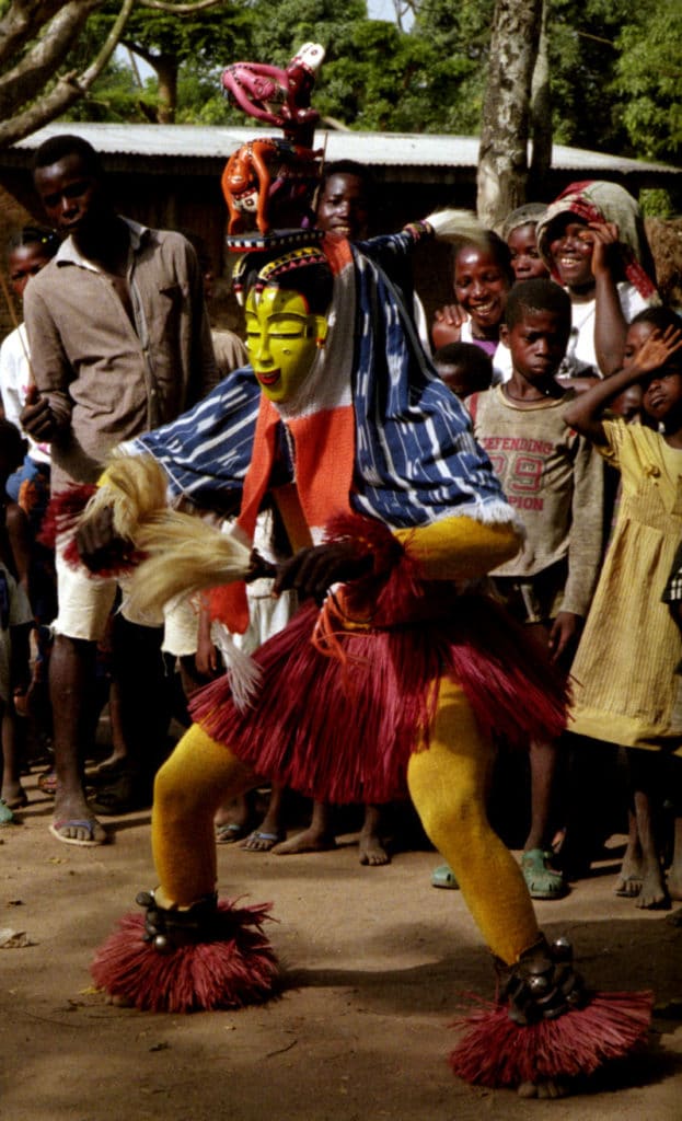 Masque Gyela lu Zauli de Tibeita, sous-groupe Yaswa de l’est, 1997.