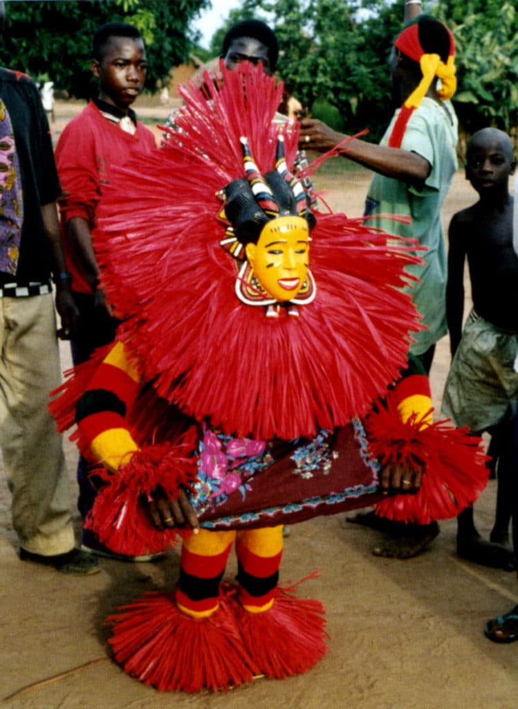 Masque Gyela à Goafla en 1996.