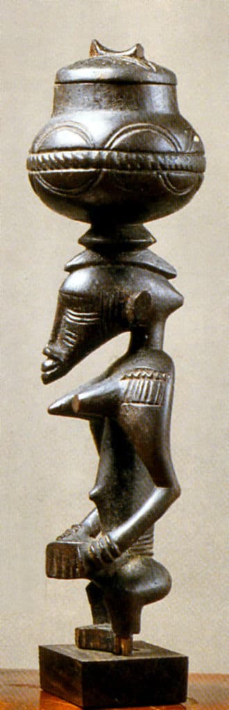 Statuette sénoufo (Récipient à onguent.)