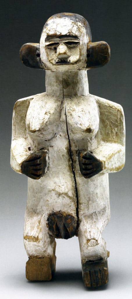 Sculpture anthropomorphe Tsogho début du XXe siècle