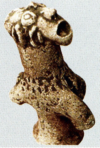 Représentation anthropomorphe tête de Janus