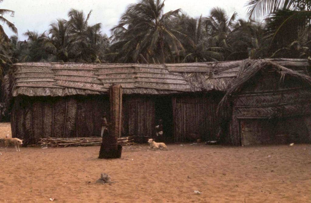 Habitation de pêcheurs de Grand Popo (Bénin)