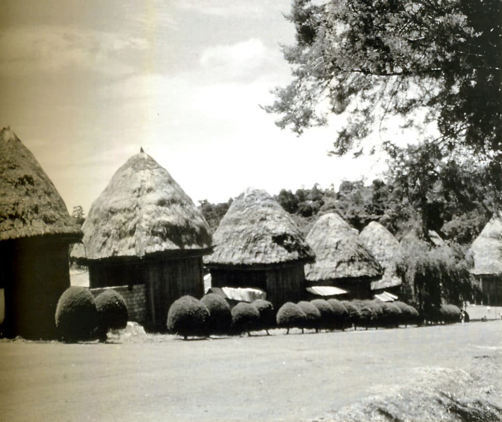 Entrée de la résidence royale (Bandjoun – Cameroun)