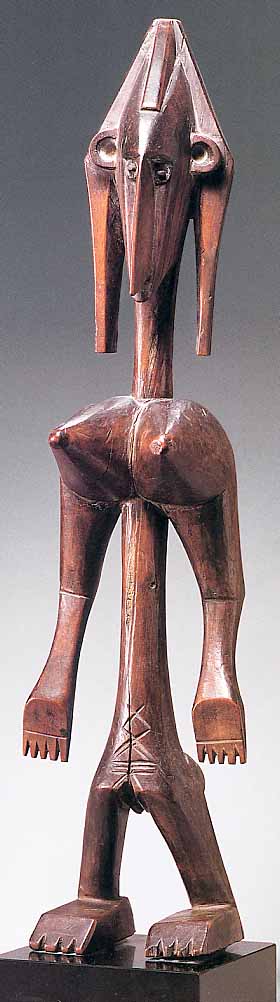 Statue bamana, figure Jonyeleni