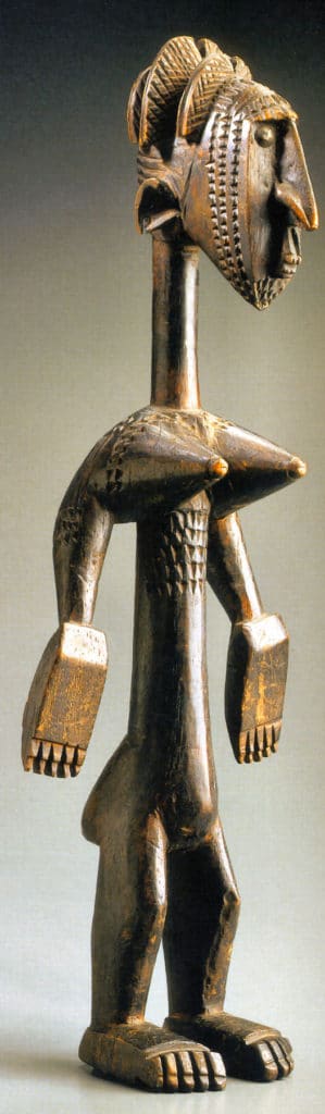 Statuette féminine jonyeleni, début du XXème siècle.