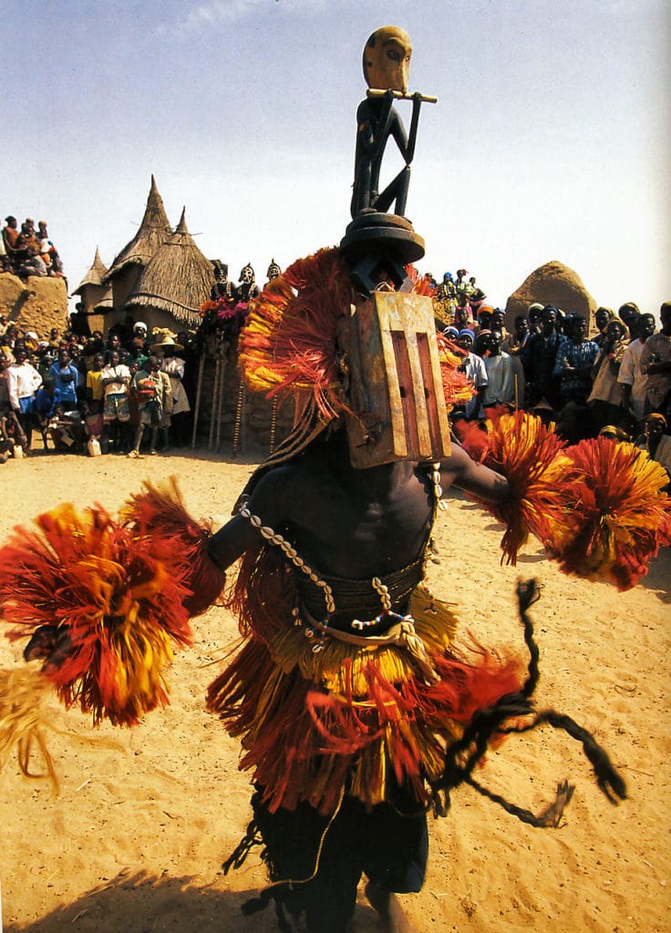 Danse Masque singe blanc (Dogon – Mali)