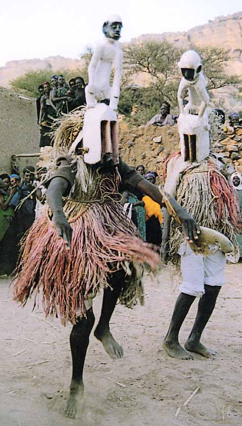 Masques singes blanc (Dogon – Mali)