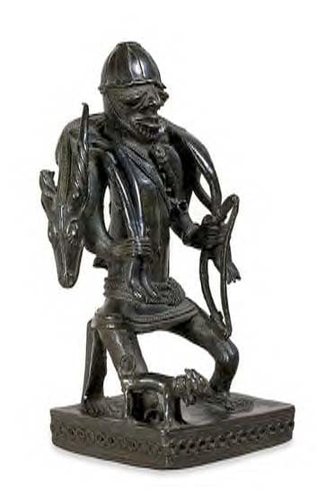 Bronze figure of a huntsman 16th-18th century AD