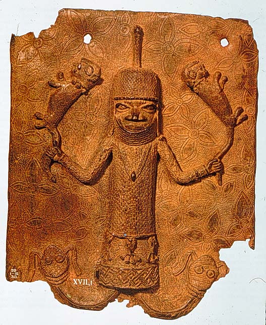 Plaque représentant un Oba 1575-1650 (Oba Ohen?)