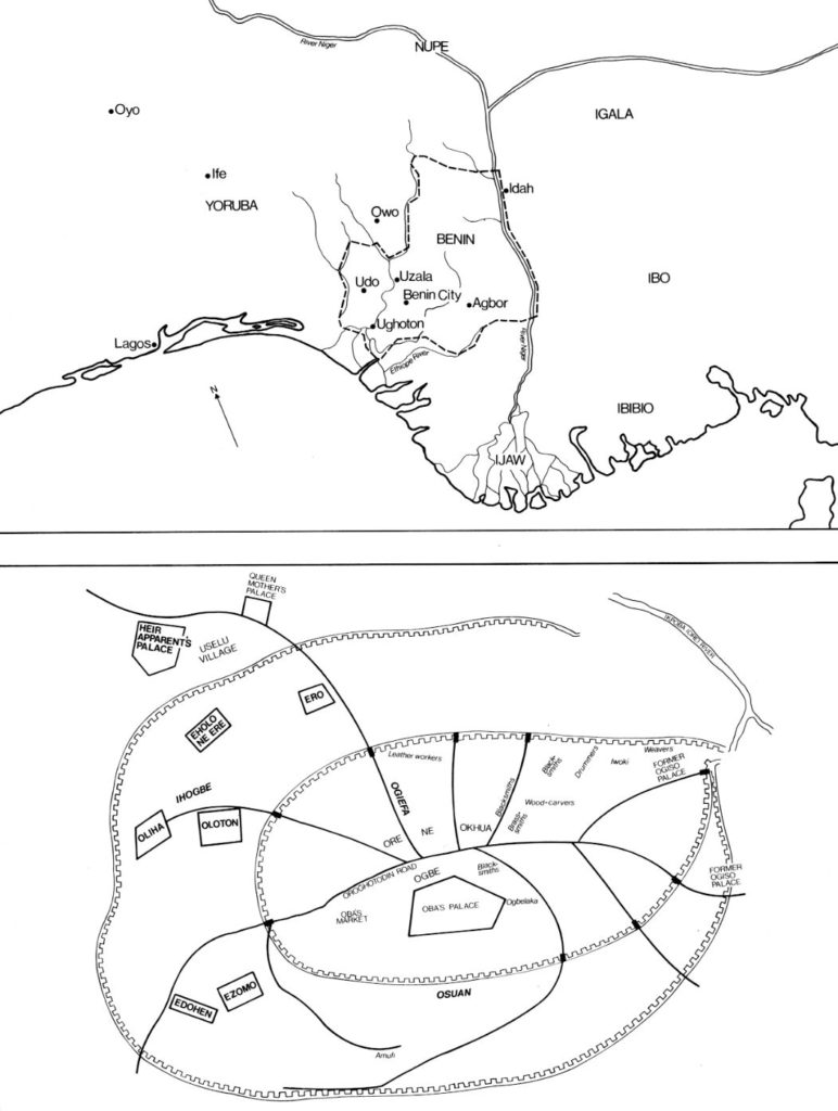 Carte du Bénin – Plan de la cité