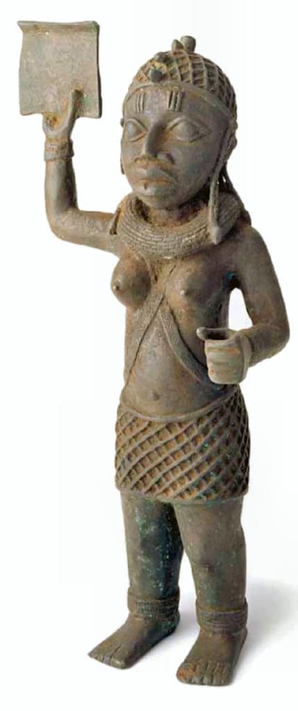 Weibliche Figur.  Benin-Stil, Nigeria. Um 1500.