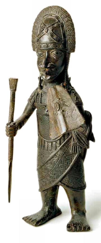 Krieger. Benin-Stil, Nigeria. Um 1700.