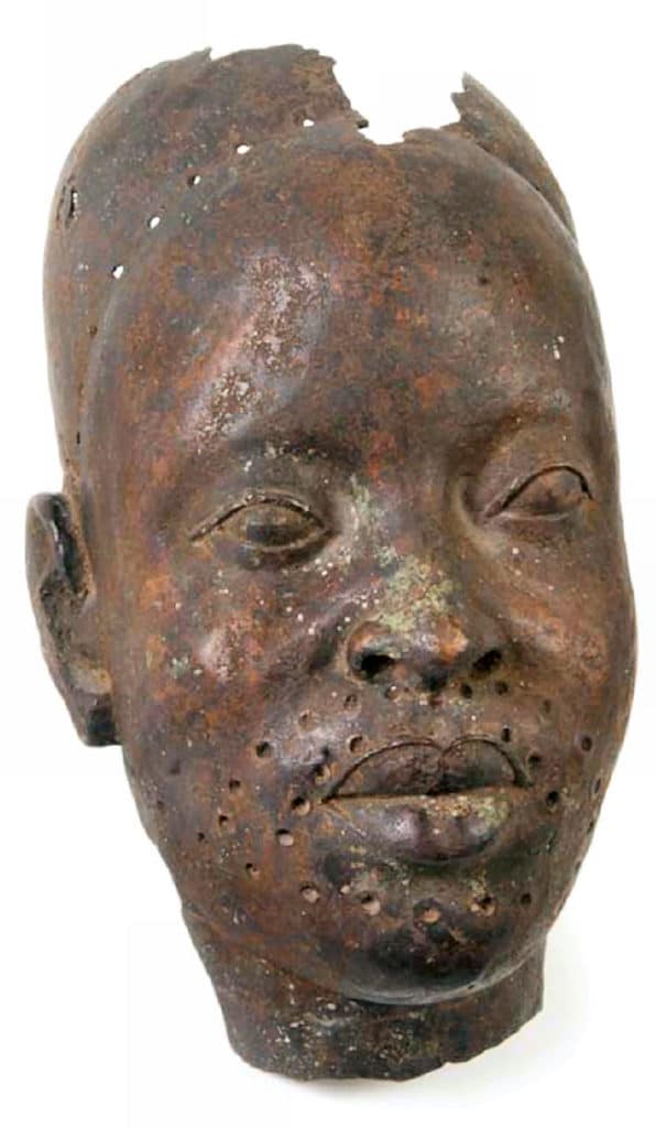 Maske. Ife-Stil, Nigeria. Um 1550.