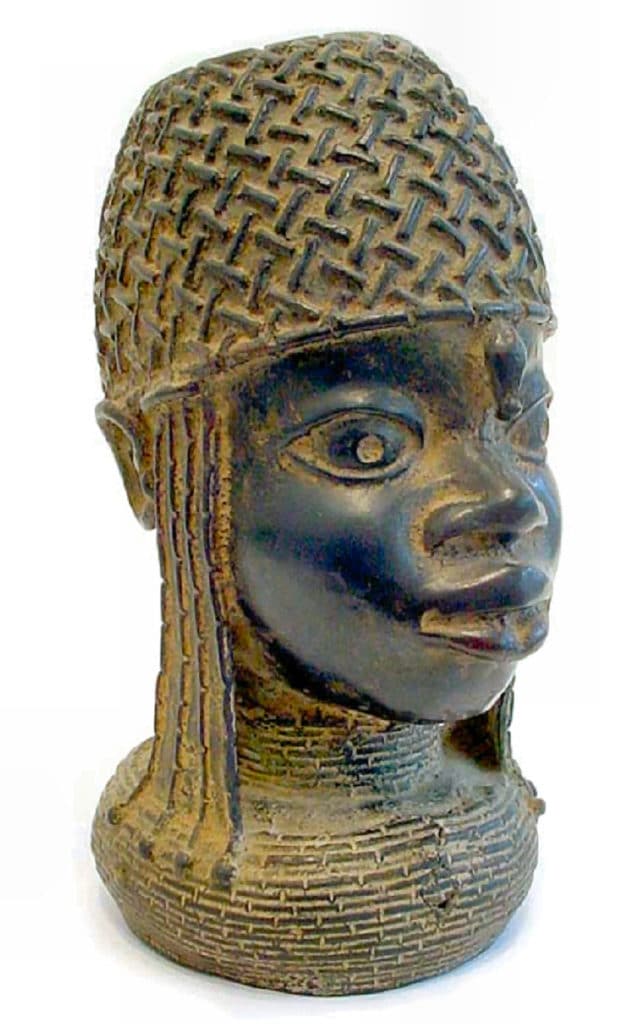 Kopf einer bedeutenden Persönlichkeit (Iviovor Edion Edo). Benin-Stil, Nigeria. 19. Jh.