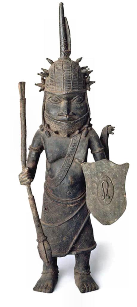 Krieger. Benin-Stil, Nigeria. Um 1600.