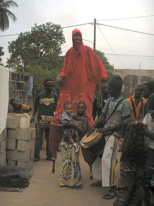 Masque Mama Yongolé (ThiakabahYonkoliba en Wolof ou Diackaba)