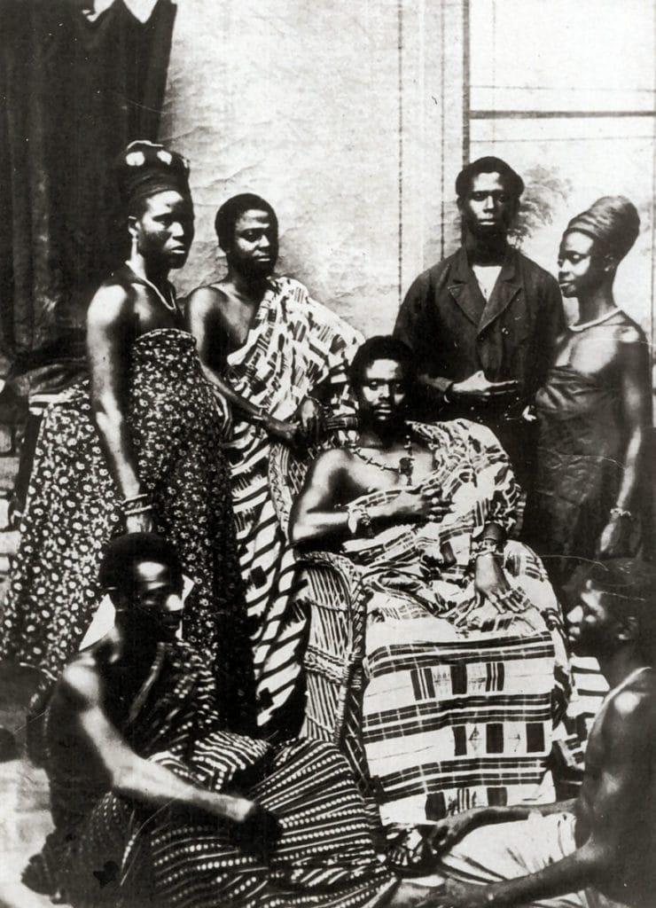 Portrait de l’Okyenhene Amoako Atta souverain de l’état Akyem Abuakwa entre 1875 & 1880