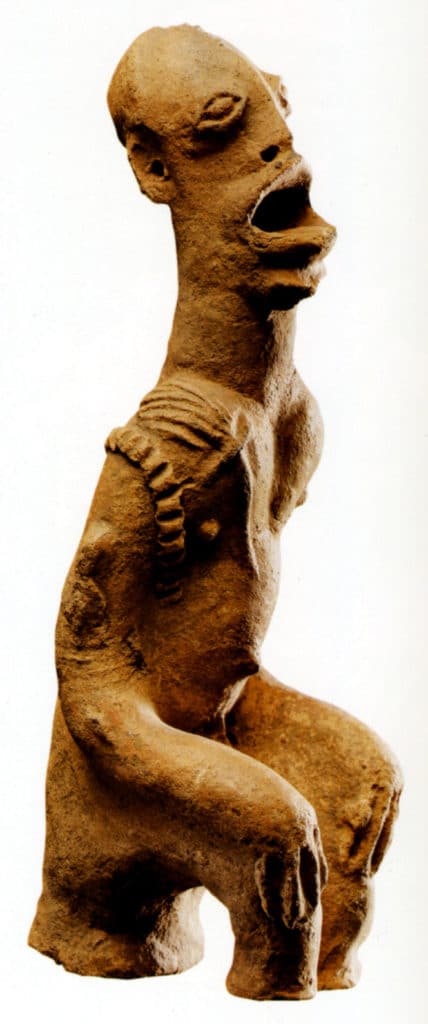 Figure masculine. Nord du Ghana.