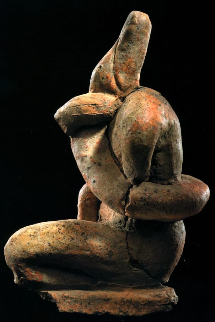 Figure au serpent. Mali, delta intérieur du Niger