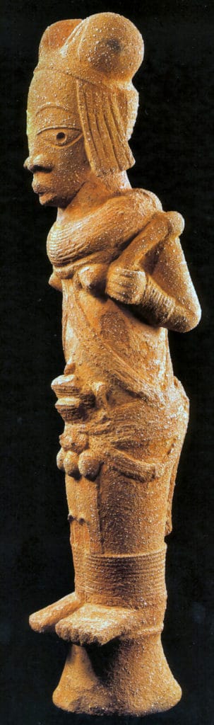 Statue féminine. Nigeria, culture Nok